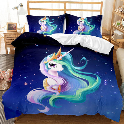 Ensemble de literie Unicorn bedding set 3D