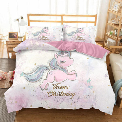 Ensemble de literie Unicorn bedding set 3D