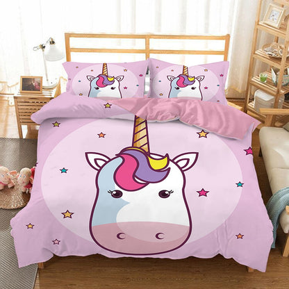 Ensemble de literie Unicorn bedding set 3D