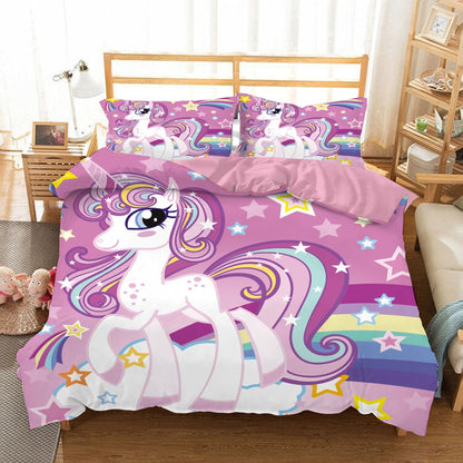 Ensemble de literie Unicorn bedding set 3D