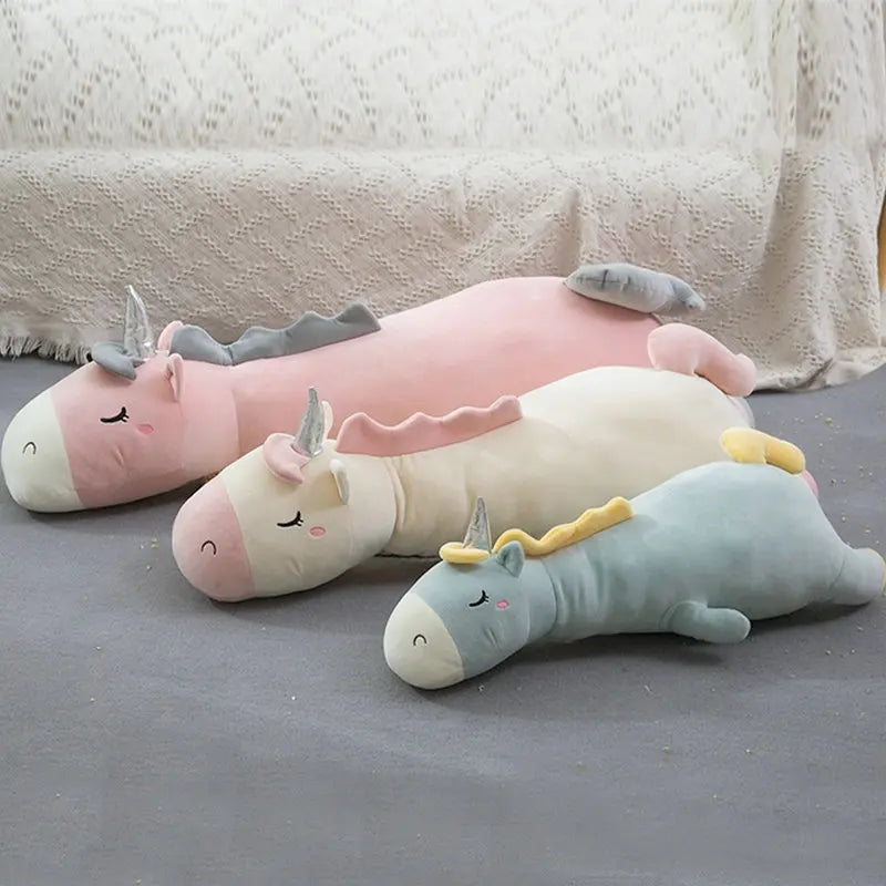 Peluche Oreiller Licorne Géante