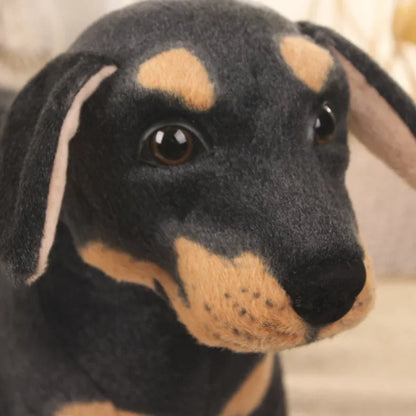 Peluche de perro Rottweiler