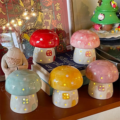 Lampe Champignon LED en céramique