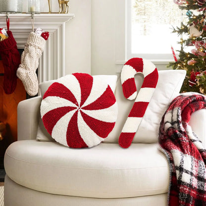 Coussin Christmas Candy Cane