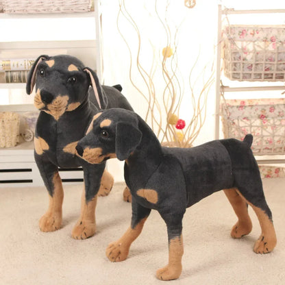 Peluche de perro Rottweiler