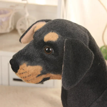 Peluche de perro Rottweiler