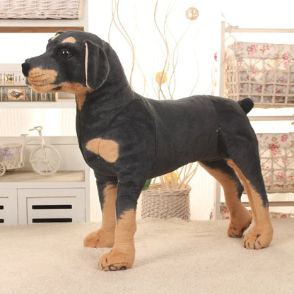 Peluche de perro Rottweiler