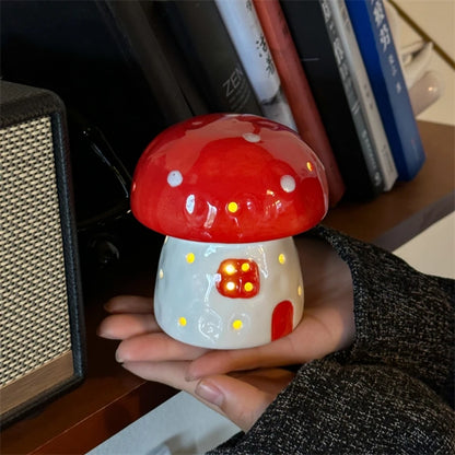 Lampe Champignon LED en céramique