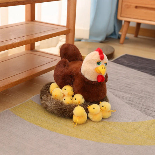 Peluche Poule/Poussin