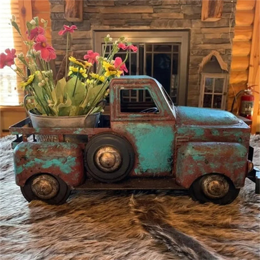 Retro Mini Truck Flower Pots