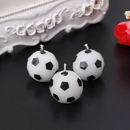 Chandelles Ballon Soccer Birthday Cake / 6pcs