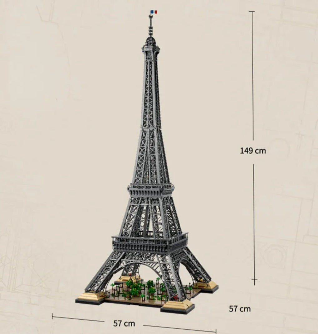 Tour Eiffel en briques 10 001 pcs