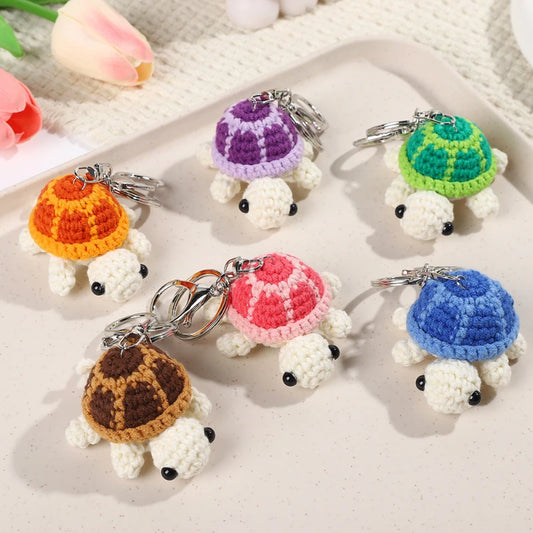 Porte clé Tortue en tricot