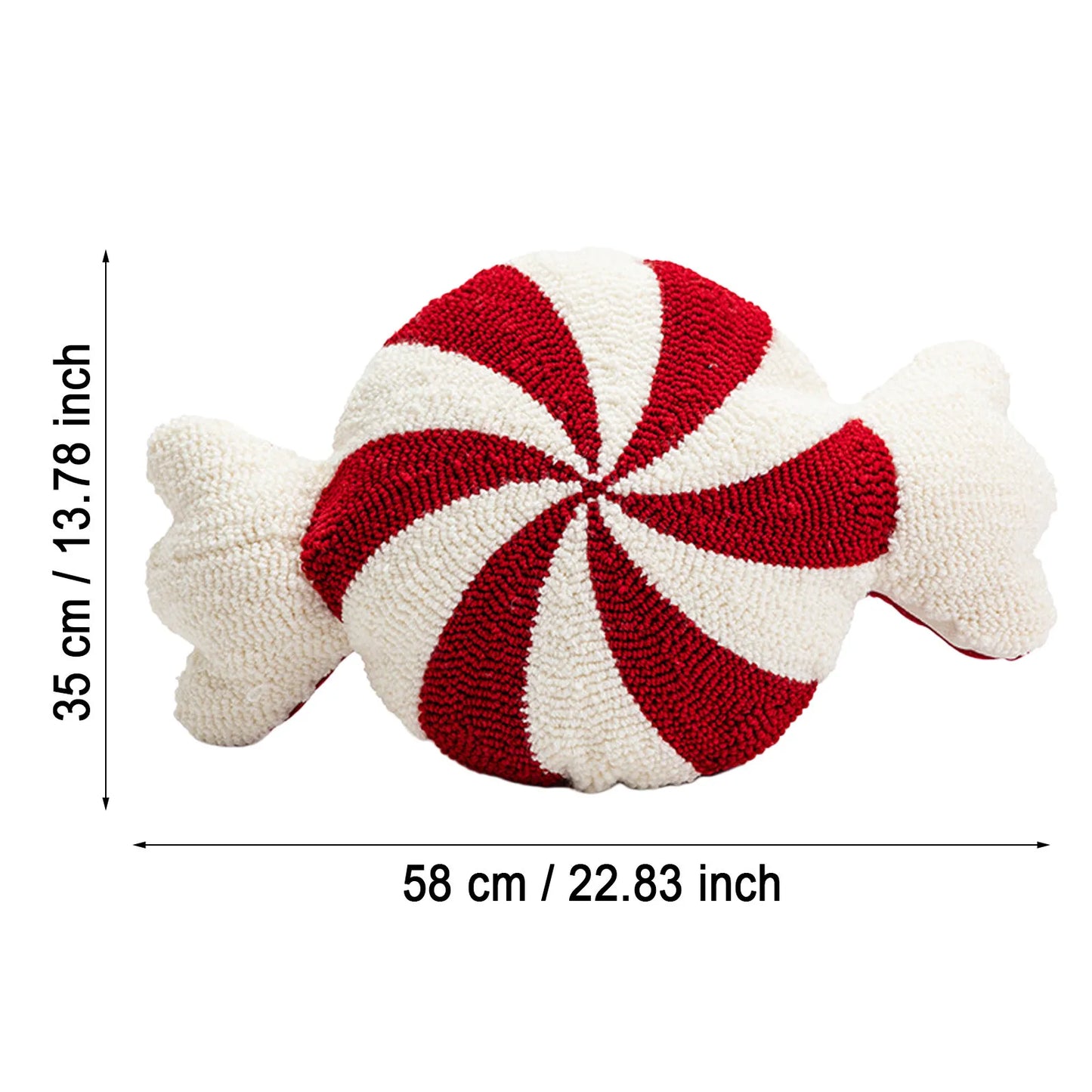 Coussin Christmas Candy Cane