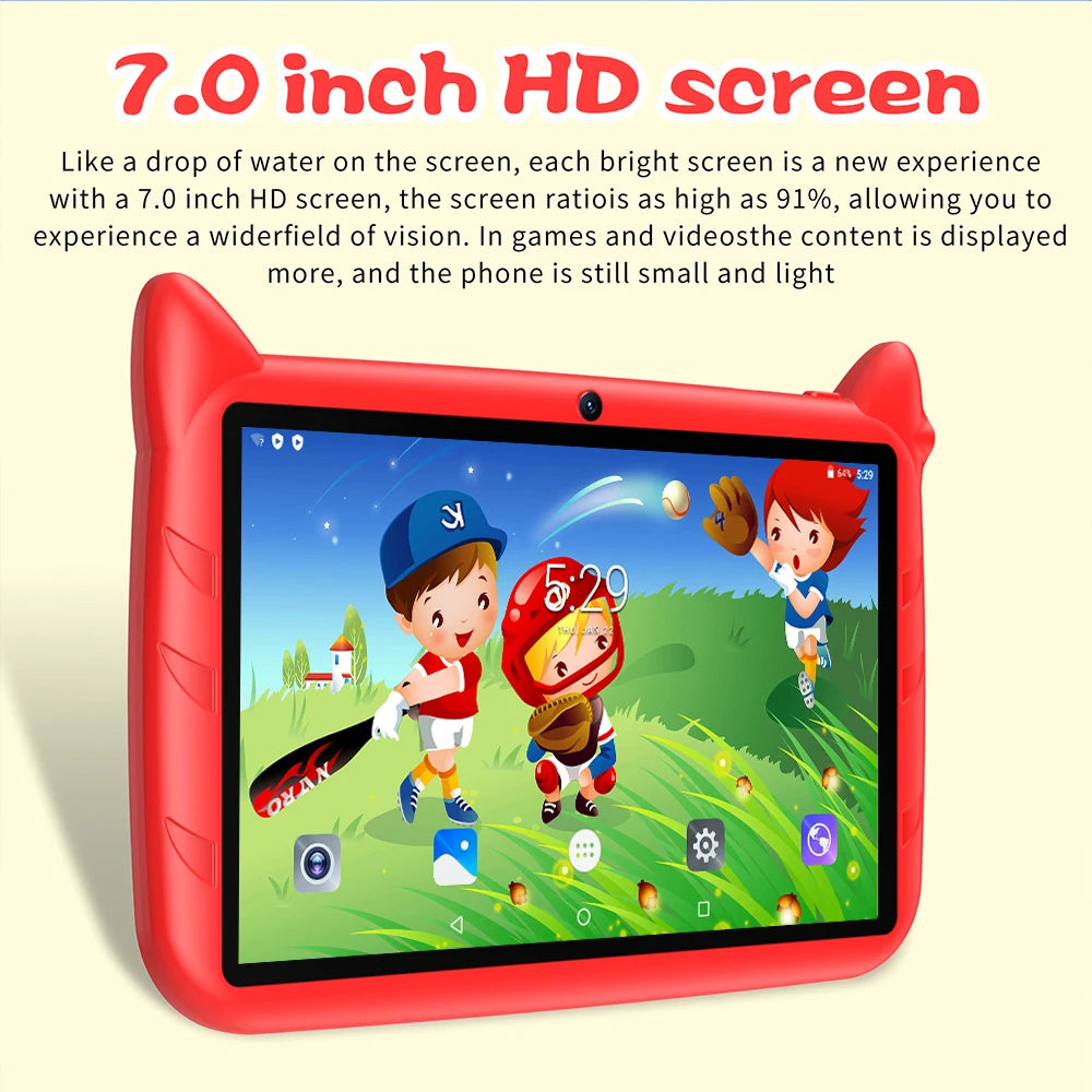 Tablette éducative 7 pouces pour enfants 5G Quad Core Android