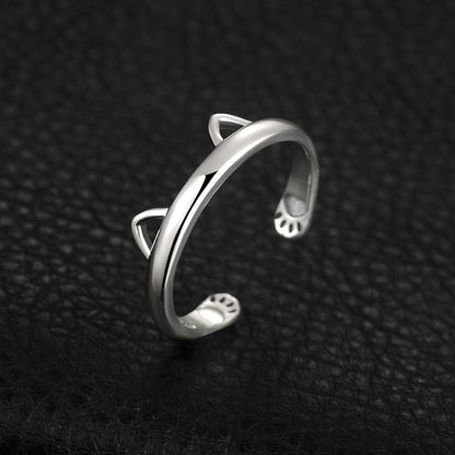 Bague chat Argent Sterling