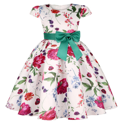 Robe de princesse fleurie