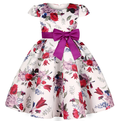 Robe de princesse fleurie