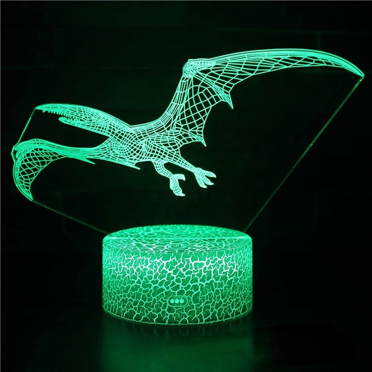 Lampe LED 3D Dinosaure