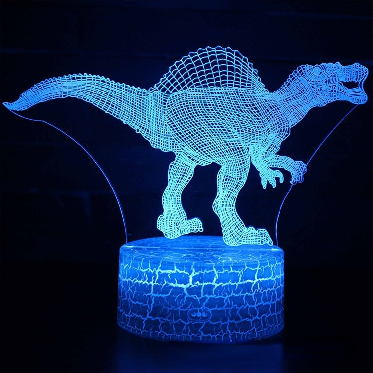 Lampe LED 3D Dinosaure