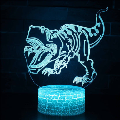 Lampe LED 3D Dinosaure