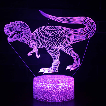 Lampe LED 3D Dinosaure