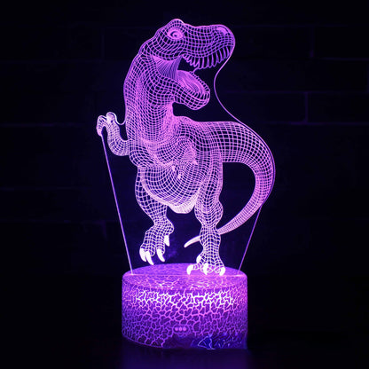 Lampe LED 3D Dinosaure