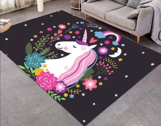 Tapis avec licorne