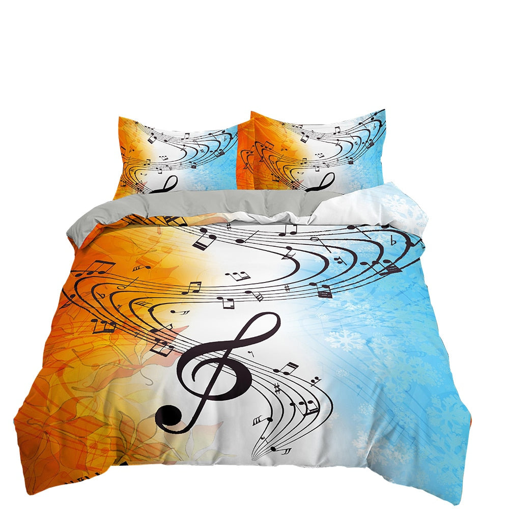Ensemble de lit Musical Note Bedding