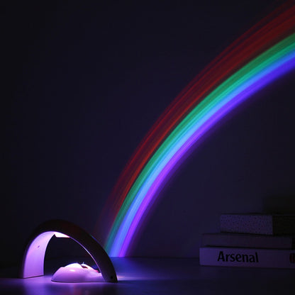 Lampe projecteur arc en ciel