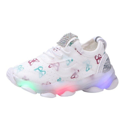 Sneaker LED papillon