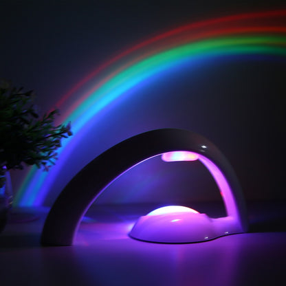 Lampe projecteur arc en ciel