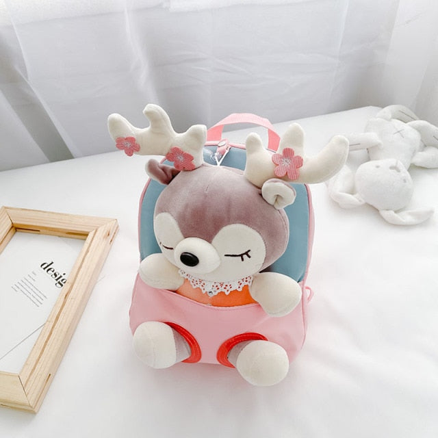 Rabbit plush backpack best sale