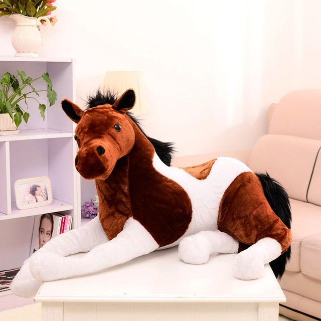 Grande peluche sales cheval